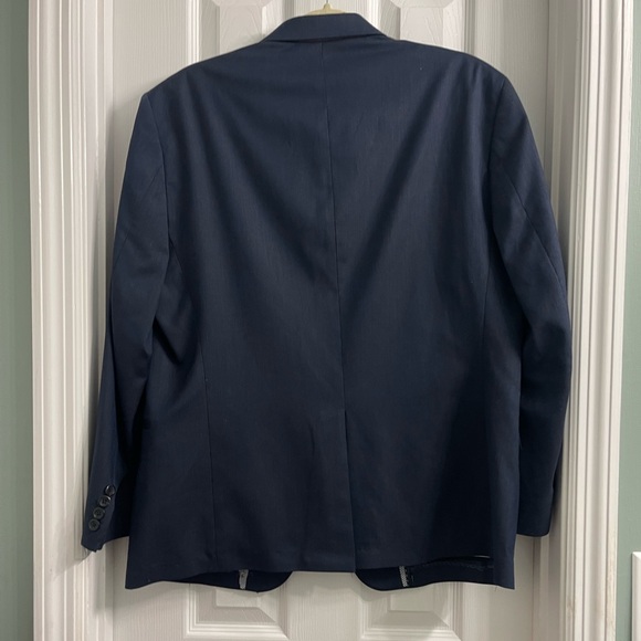 Men’s Navy Sports Coat Blazer with Lining Removed for Rush Fraternity 42S - Picture 6 of 6